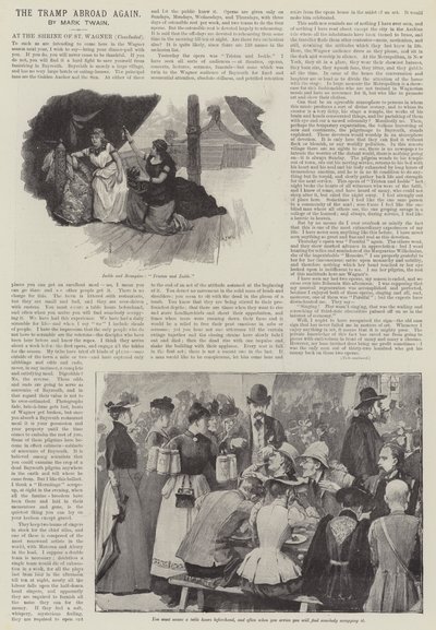 The Tramp Abroad Again, by Mark Twain by Amedee Forestier